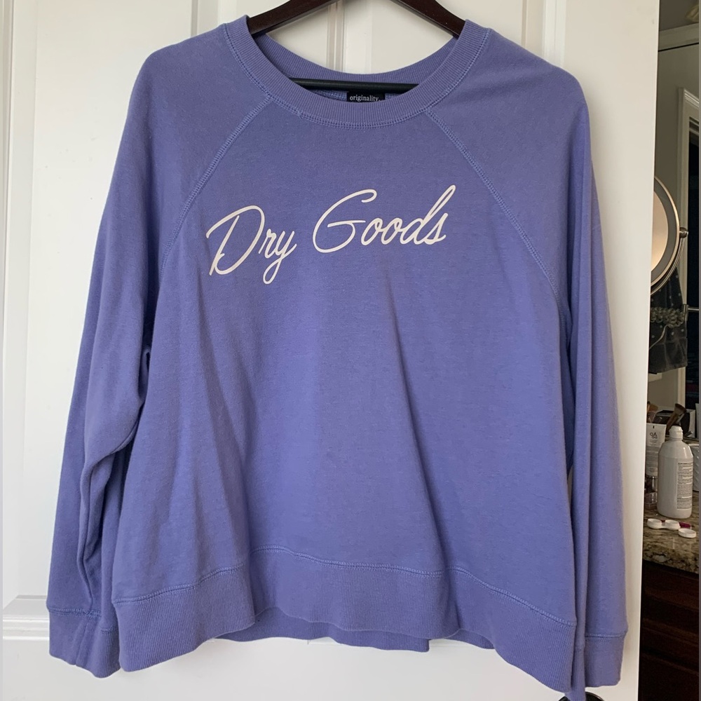 Dry Goods Lightweight Purple Sweatshirt